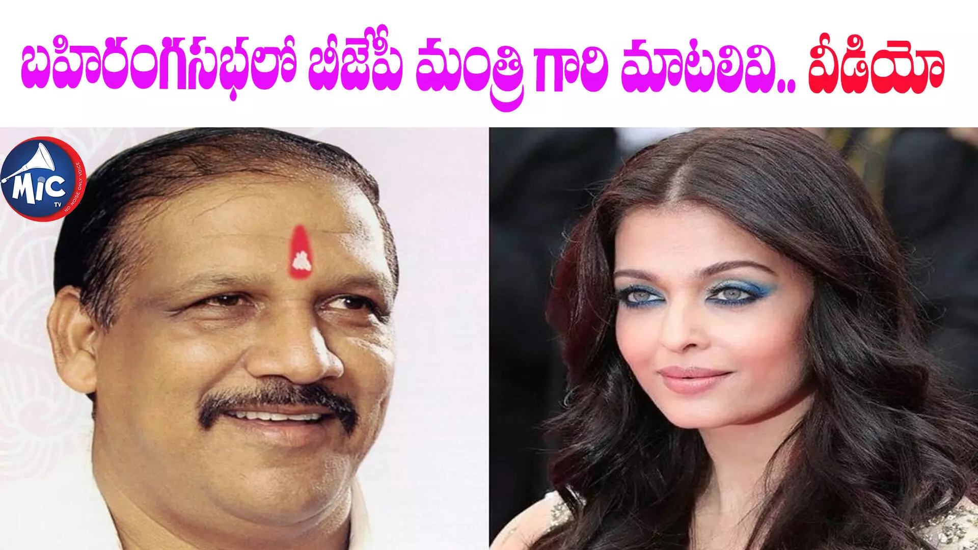 Controversy : ఐశ్వర్యరాయ్‌ కళ్లు చూశారా.. చేపలు తింటే మీక్కూడా.. నోరు జారిన మంత్రి