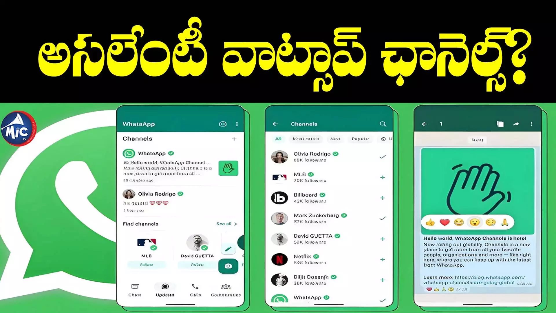 WhatsApp Channels: క్రికెట్, సినిమా అప్⁬డేట్స్.. ఇకపై వాట్సాప్ నుంచి!