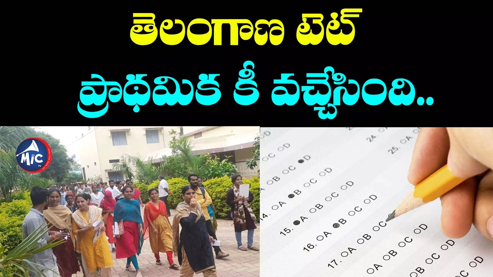 TSTET Key: తెలంగాణ టెట్‌ ప్రాథమిక కీ వచ్చేసింది..