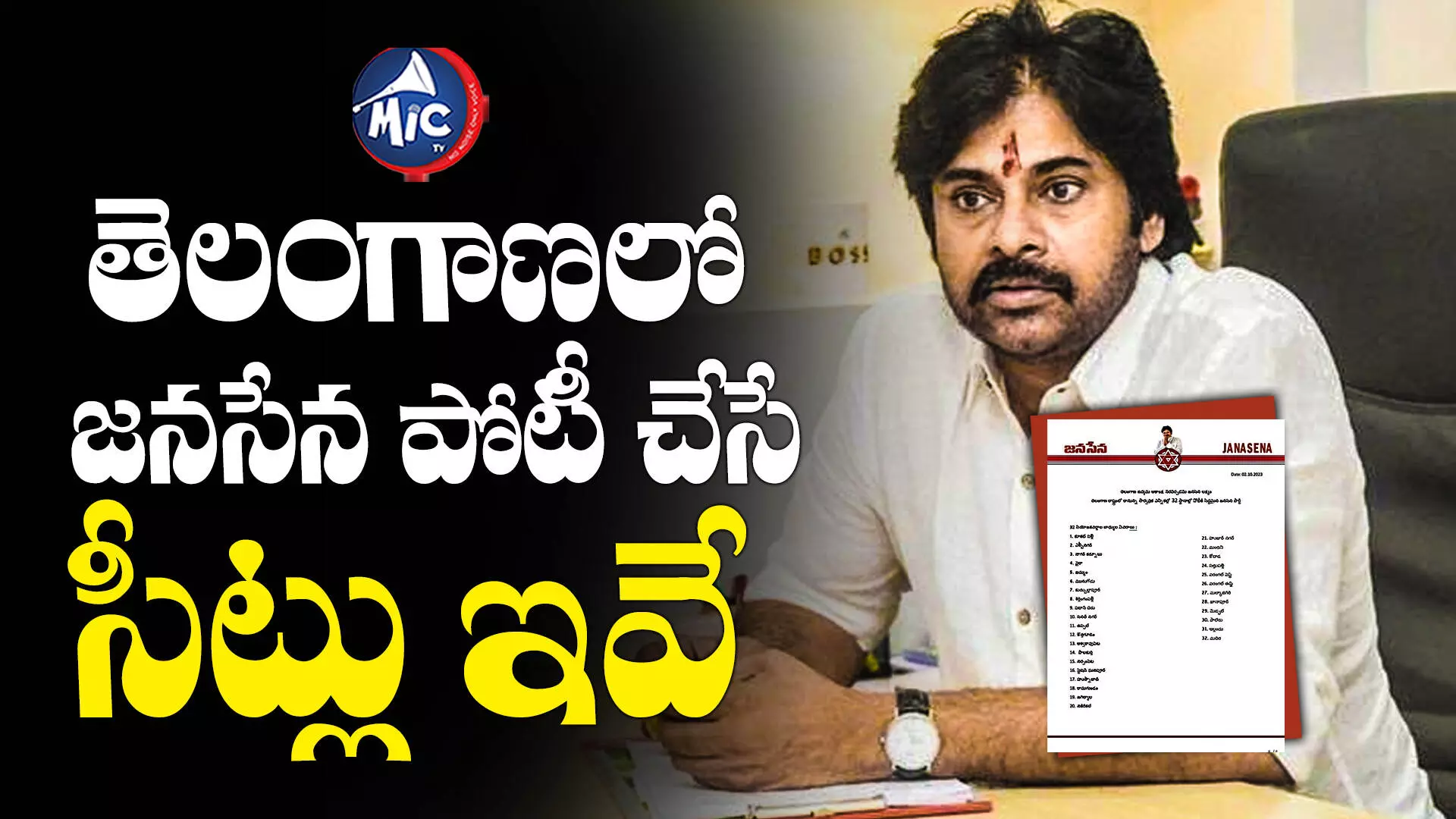 Janasena List : అభ్యర్థుల లిస్ట్ ప్రకటించిన జనసేన.. పోటీ ఎక్కడెక్కడంటే..