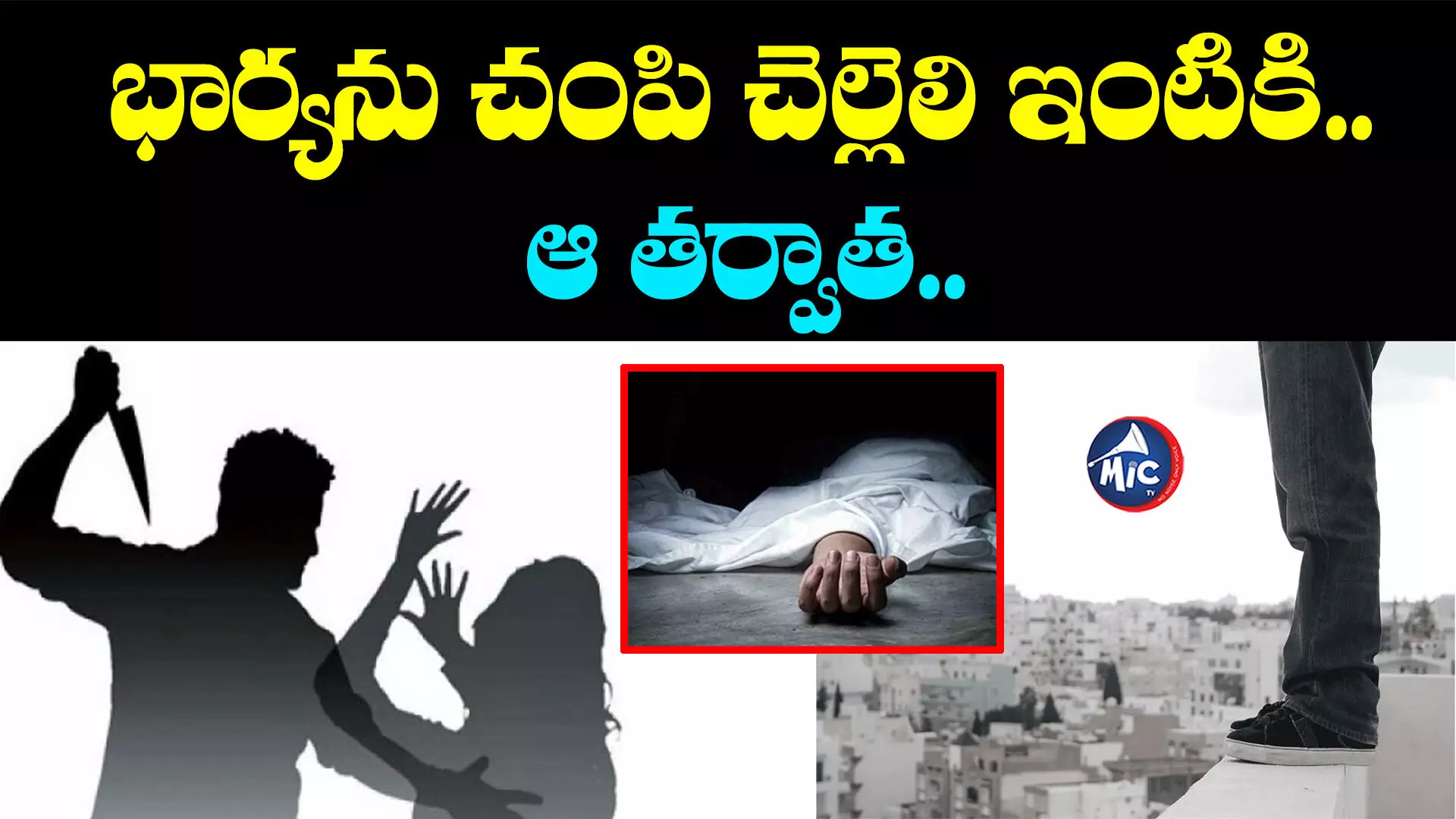 Hyderabad: హైదరాబాద్​లో దారుణం.. భార్యను హతమార్చి భర్త ఆత్మహత్య