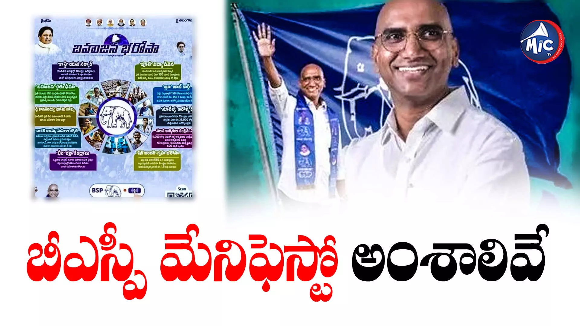 TS Assembly Elections 2023 : బీఎస్పీ మేనిఫెస్టో విడుదల.. బీఆర్ఎస్, కాంగ్రెస్ లను మించి..!