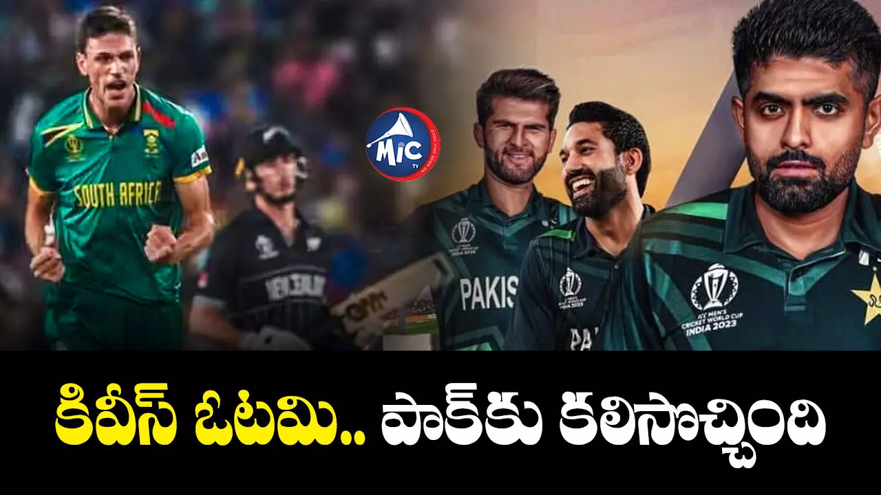 World cup 2023: కివీస్ ఓటమితో.. సెమీస్ రేసులోకి పాకిస్తాన్