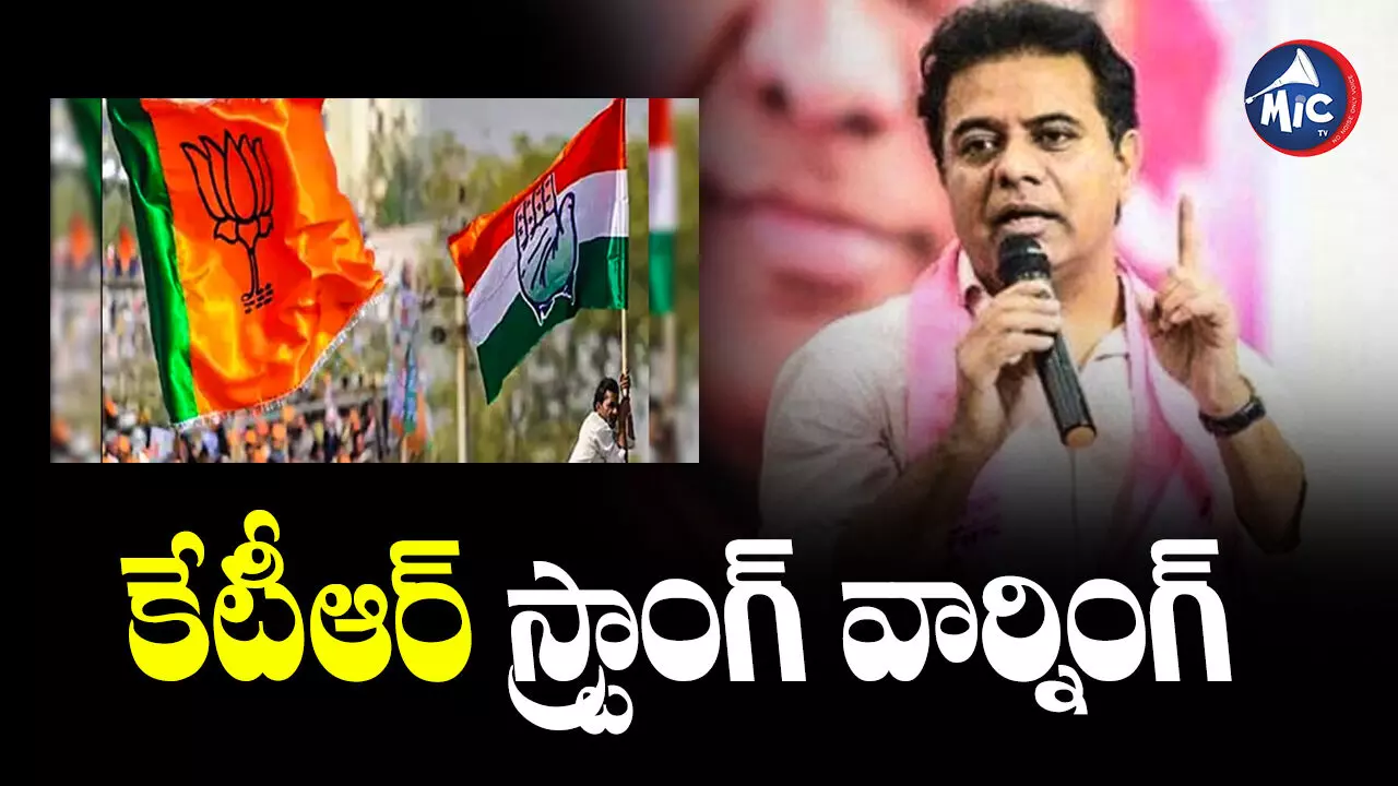 KTR : కేసీఆర్‌ను సవాల్‌ చేయడమంటే.. పోచమ్మ గుడి ముందు పొట్టేలును కట్టేసినట్టే: కేటీఆర్