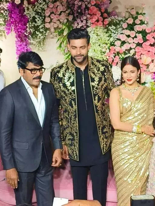 varun Tej : గ్రాండ్⁬గా వరుణ్ - లావణ్య రిసెప్షన్.. సెలబ్రిటీల సందడి