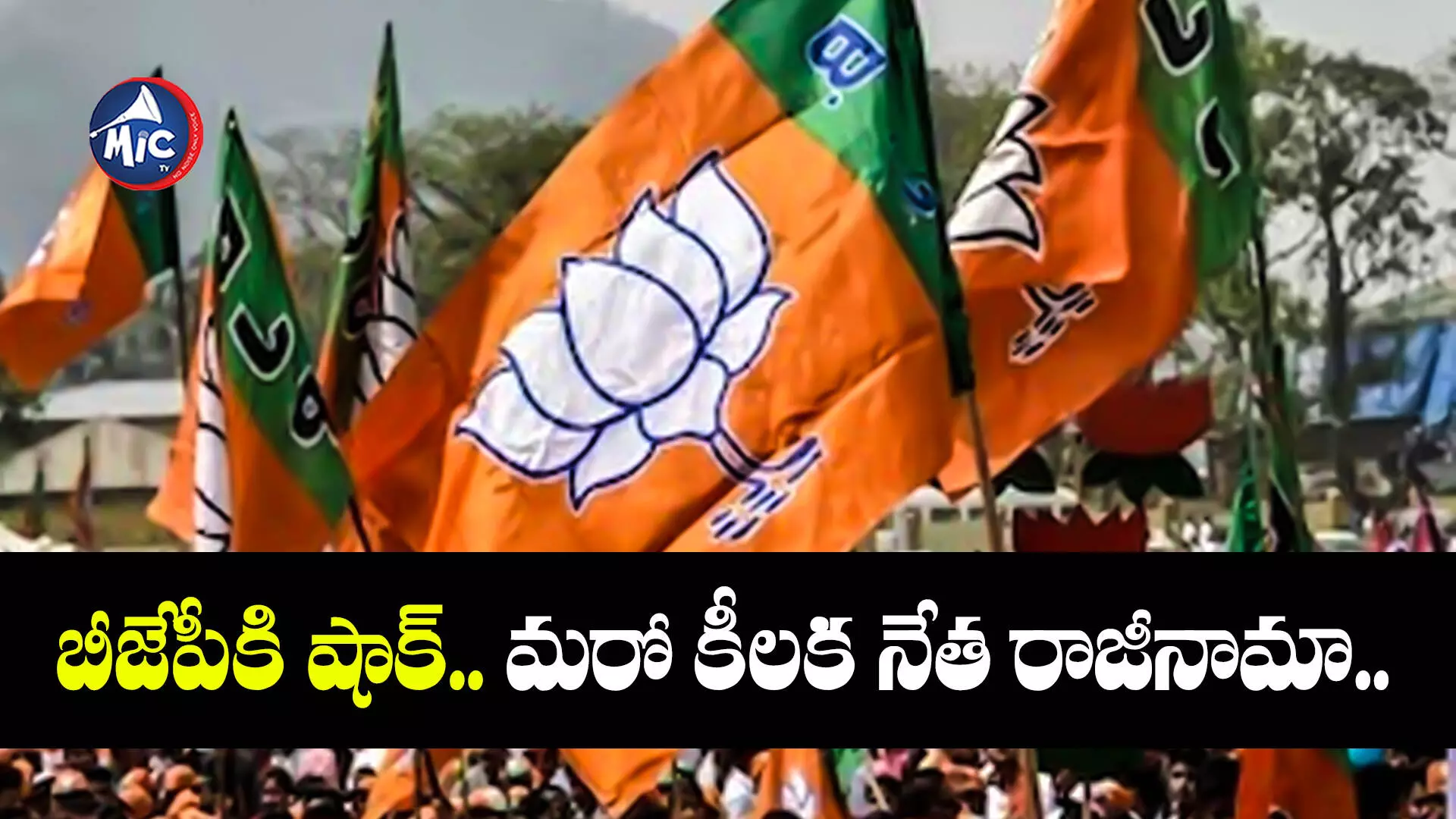 BJP : బీజేపీకి షాక్.. మరో కీలక నేత రాజీనామా..