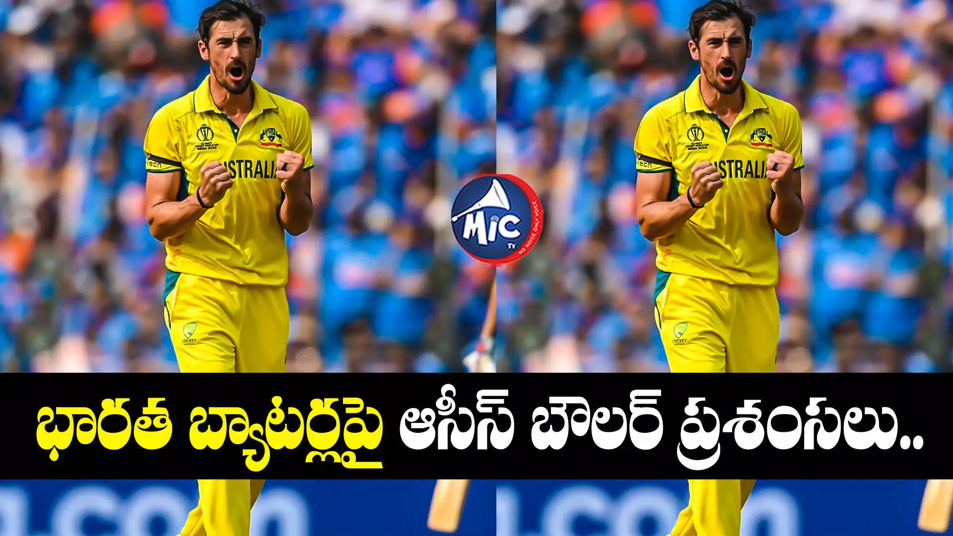 Ind vs Aus   : భారత బ్యాటర్లపై ఆసీస్ బౌలర్ ప్రశంసలు..