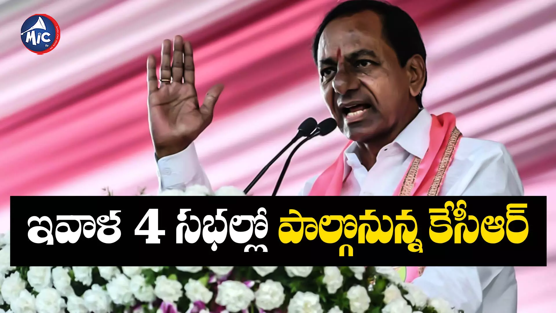 Telangana elections : ప్రచారంలో సీఎం కేసీఆర్ దూకుడు