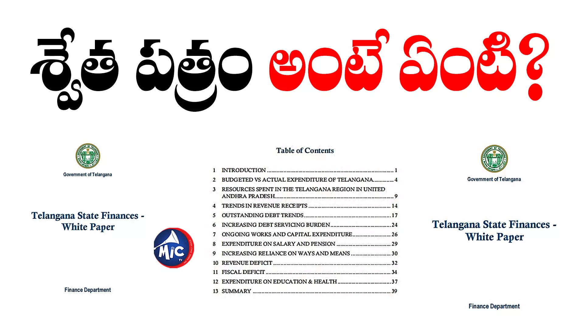 White Paper : రాష్ట్ర ఆర్థిక స్థితిపై అసెంబ్లీలో వైట్ పేపర్.. ఇంతకీ శ్వేతపత్రం అంటే ఏంటి..?