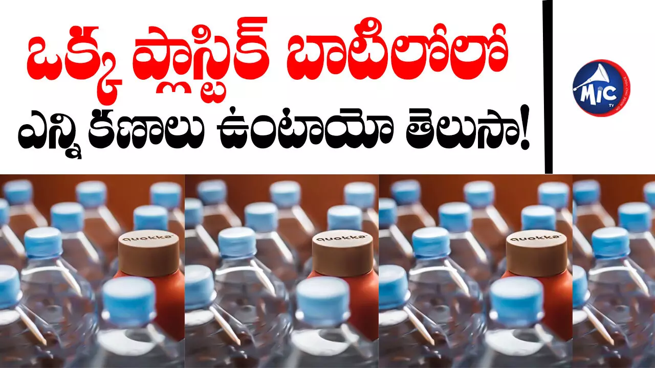 Water Bottle వాటర్ బాటిల్‌ యమ డేంజర్.. ఒక్క ప్లాస్టిక్‌ బాటిలో‌లో ఎన్ని కణాలు ఉంటాయో తెలుసా!