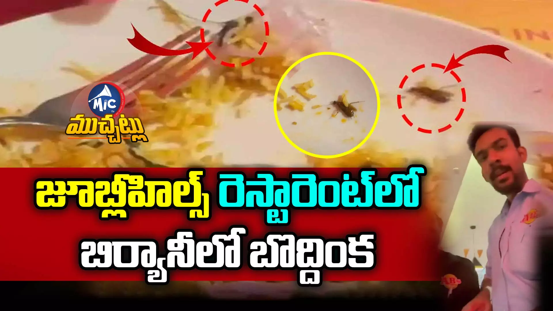 Chicken Biryani : బిర్యానీలో బొద్దింక.. అయ్య బాబోయ్ మాకు వద్దింక.! (వీడియో)