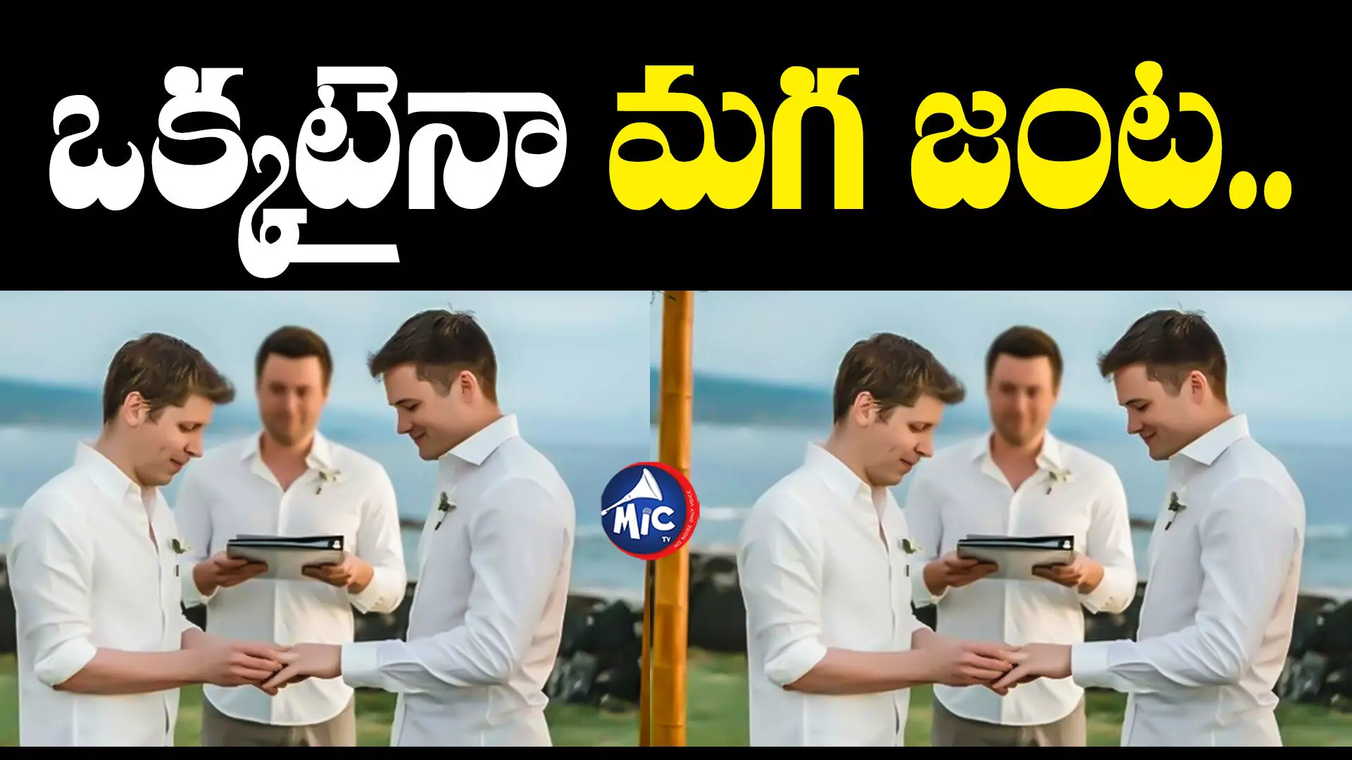 Sam Altman : ఒక్కటైనా మగ జంట.. బాయ్ ఫ్రెండ్  ఆలివర్ మల్హెరిన్ను పెళ్లాడిన ఆల్ట్మన్