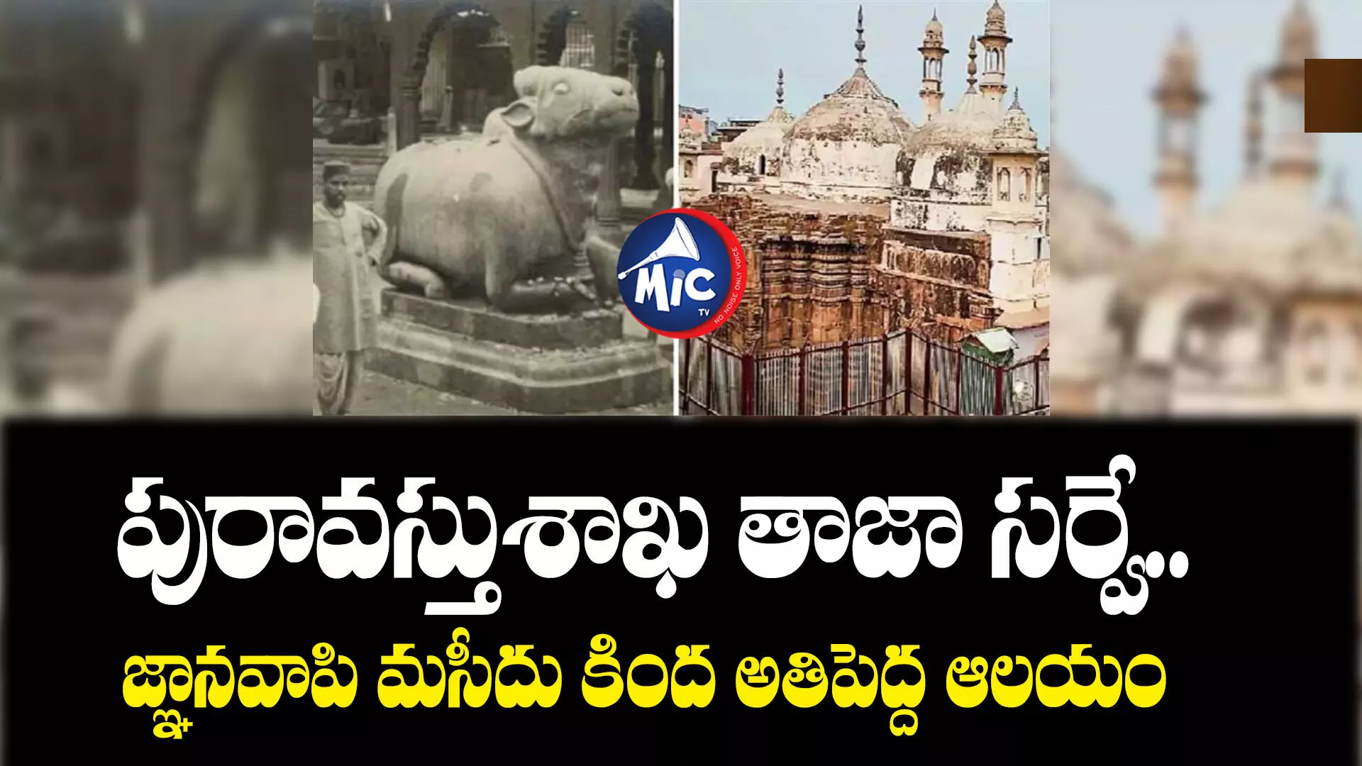 Gyanvapi Masjid: పురావస్తుశాఖ తాజా సర్వే.. జ్ఞానవాపి మసీదు కింద అతిపెద్ద ఆలయం