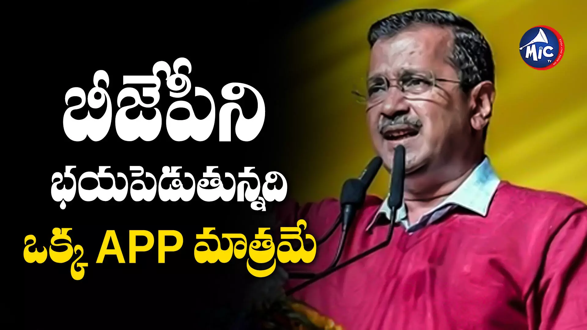 Arvind Kejriwal : బీజేపీకి భయానికి కారణం ఆమ్ ఆద్మీ పార్టీనే.. ఎందుకంటే..