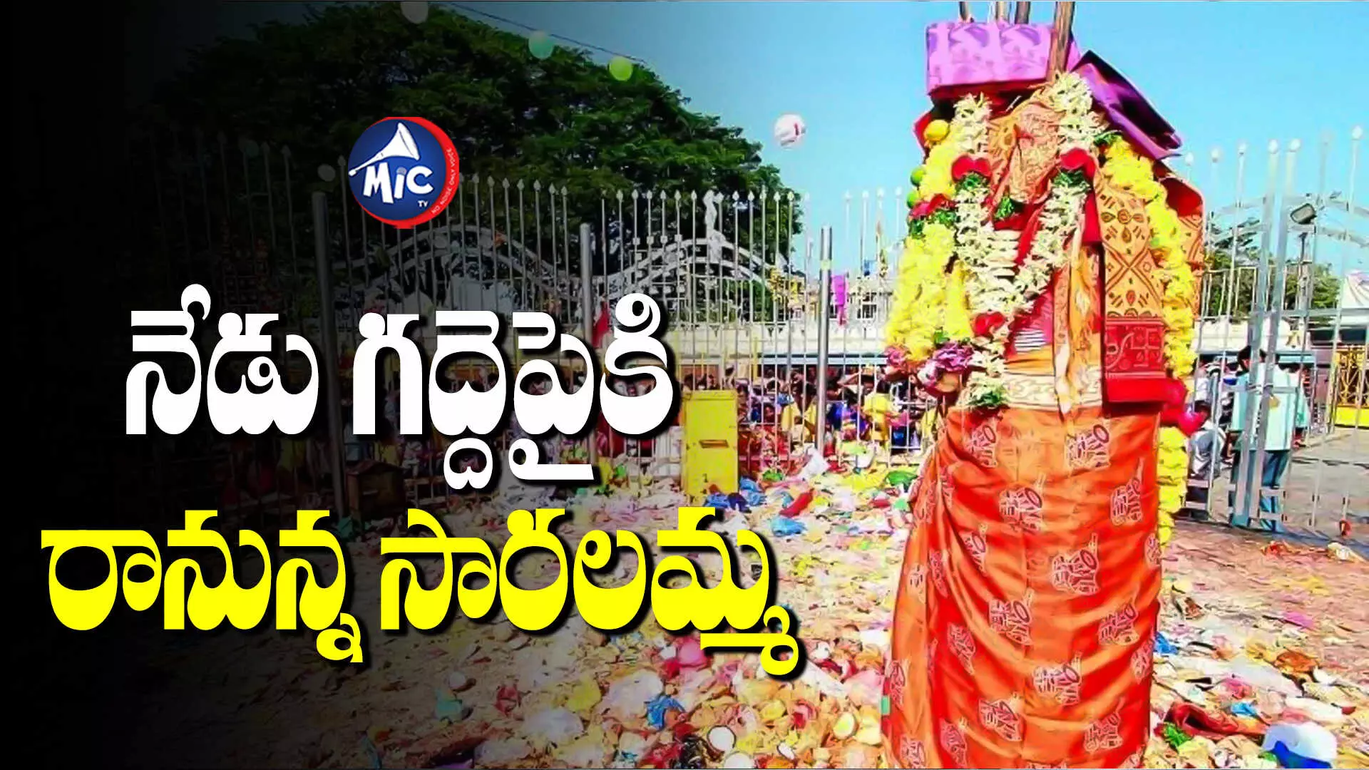 Medaram Jatara:మేడారం మహాజాతర.. నేడు పగిడిద్దరాజు- సమ్మక్కల పెండ్లి