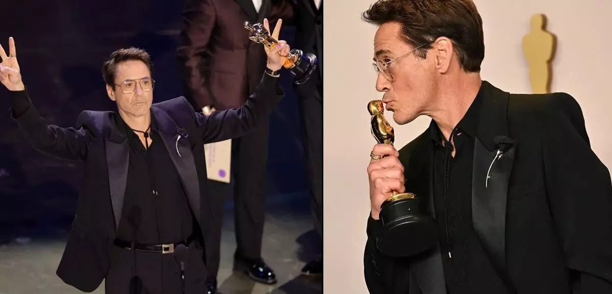 Robert Downey jr : ఫైనల్⁬గా ‘‘ఐరన్ మ్యాన్’’⁬కు మొట్టమొదటి ఆస్కార్